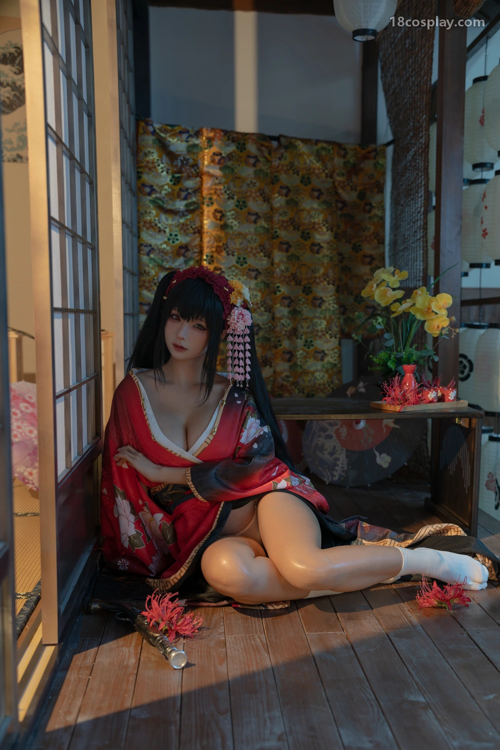 Chunmomo – คอสเพลย์คุรุมิในชุดกิโมโน (Date A Live)