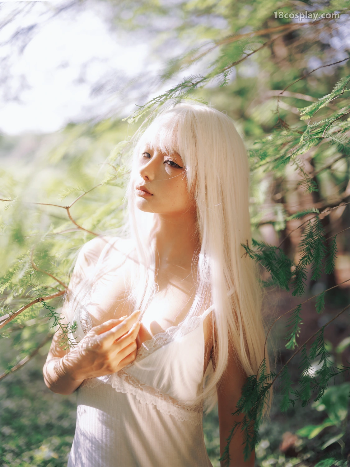 Chunmomo – ผมขาว & พันธนาการเชือก
